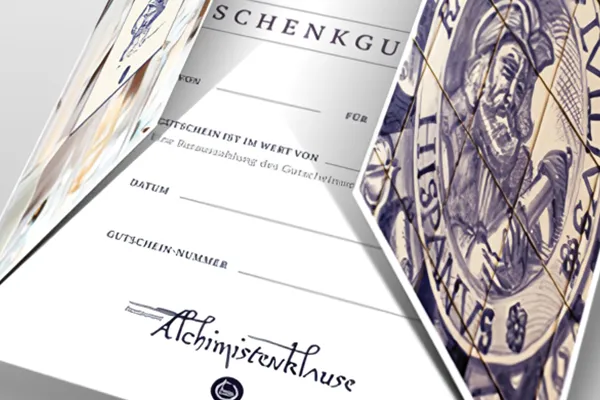 Elegante Gutscheinkarte